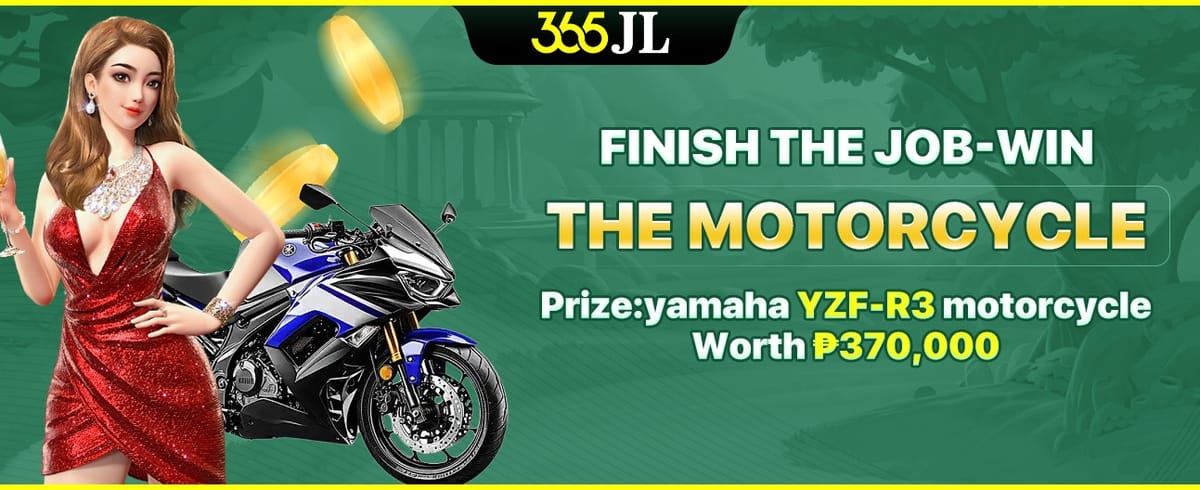 Ride Away with a Motorcycle promotion banner